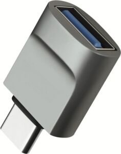 USB 3. 2.0 To Type C Cep Telefonu Otg Çevirici (Type C Yi USB Girişine Dönüştürücü Aparat) (1, Gri)