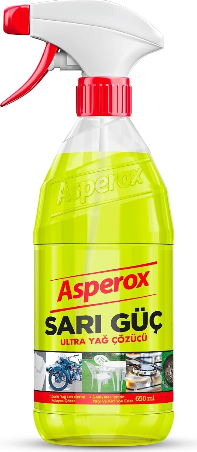 Sarı Güç Yağ Çözücü Sprey 650 ml