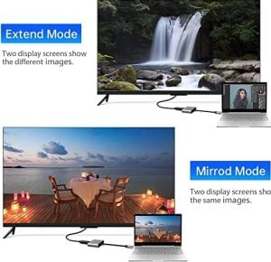 Type-C 3in1 HDMI 4K USB 3.0 Görüntü Veri Aktarımı Sağlar USB Adaptör Notebook ve Macbook ile Uyumlu Tc-23