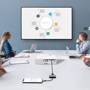 Type-C 3in1 HDMI 4K USB 3.0 Görüntü Veri Aktarımı Sağlar USB Adaptör Notebook ve Macbook ile Uyumlu Tc-23