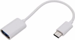 Otg Type C To USB Çevirici & Dönüştürücü Adaptör Kablolu Otg