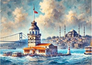 1000 Parça Puzzle - Kız Kulesi