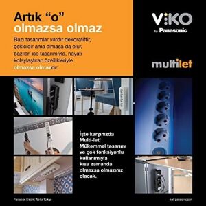 Multi-Let 2li Anahtar-Topraklı Kablo Ç.k 5mt Priz