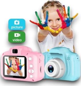 Mavi Hd Taşınabilir Mini Dijital Kamera Video ve Fotoğraf Kayıt Özellikli