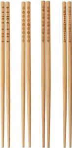 Antagen  Trebent Yemek Çubuğu Çin Japon Yemek Çubuğu Bambu Chopstick 4 Adet x 1 Paket