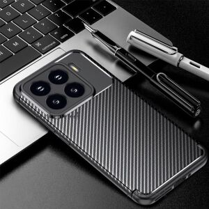 - Xiaomi ile Uyumlu Mi 15T Pro Kılıf Kamera Korumalı Karbon Desenli Uzun Ömürlü Renk Atmaz Koruyucu Silikon Kapak