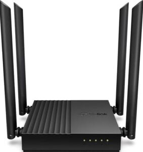 C64, AC1200 Mbps Kablosuz Mu-Mımo Wifi Router, 4 Gigabit Lan Bağlantı Noktası, Beamforming, Wpa3, Access Point Modu, Ebeveyn Denetimleri