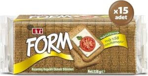 Eti Form Kızartılmış Kepekli Ekmek Dilimleri 138 G