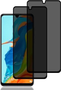 P30 Lite Privacy (Hayalet) Ekran Koruyucu – 2 Adet - 9h Temperli Cam, Yan Görünme Engelleyici, Tam Kaplama