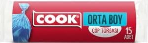 Çöp Torbası Orta Boy 55 x 60 cm (15 Adet/rulo)
