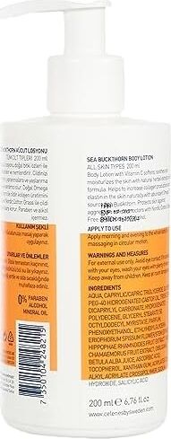Sea Buckthorn Vücut Losyonu Tüm Cilt Tipleri (200 Ml)