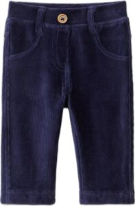 United Colors Of Benetton Arka Cebi Tavşan Işlemeli Sahte Cepli Pantolon Kot Pantolon Bebek