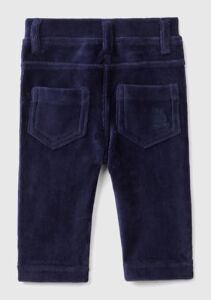 United Colors Of Benetton Arka Cebi Tavşan Işlemeli Sahte Cepli Pantolon Kot Pantolon Bebek