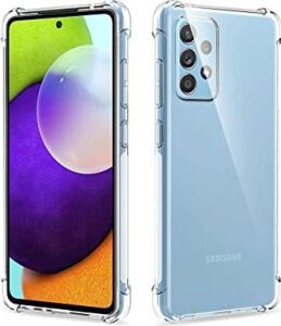 Galaxy A52 ile Uyumlu ile Uyumlu Kapak Şeffaf Airbag Antishock Köşe Korumalı Silikon Kılıf