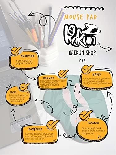 Türkiye Serisi - Ankara Atakule Baskılı Bilek Destekli Mouse Pad