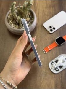 Süper Ince Mat Ultra Thin Silikon Kılıf Buzlu Beyaz iPhone 14 ile Uyumlu