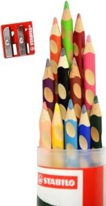 Easycolors - Ergonomik Kuru Boya Kalemi - 12 Renkli Tüp - Sol