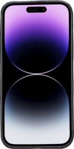 Apple iPhone 14 Pro Max Uyumlu Deri Arka Kapak Rock Rst1