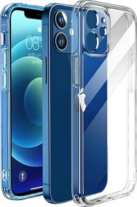 Apple iPhone 12 Mini ile Uyumlu Kılıf Şeffaf Silikon Kamera Korumalı 3D