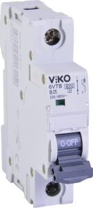 6VTB-1B25 Otomatik Sigorta 6ka B Tipi 1 Kutup 25A
