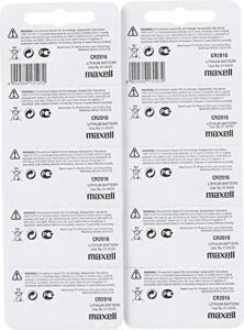 Maxell 10 Adet CR2016 Pil (Lityum Düğme Pil 3V Pil 2 x 5'li Paket Düğme Pil)