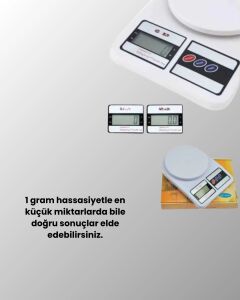 LCD Ekranlı Kompakt Dijital Terazi – Gram ve Ons Ölçüm