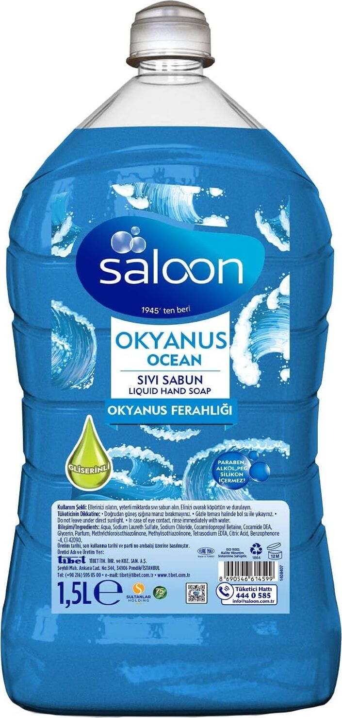 Sivi Sabun Okyanus Ferahliği 1,5l