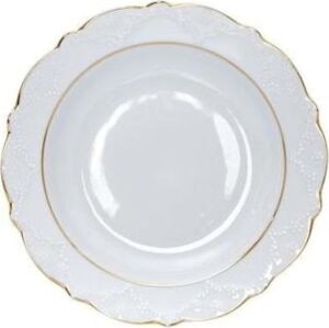 Hazan Altın Yaldız Çukur Tabak 22CM