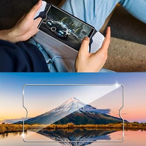 Fdhyfgdy  Ps5 Playstation Portal/ps Portal Için Kırılmaz Cam, 【2 Adet】 9h Sertlikte Çizilmeye Karşı Dayanıklı Kırılmaz Cam Folyo, Kabarcıksız Parmak Izi Bırakmaz Hd Ekran Koruyucu