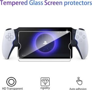 Fdhyfgdy  Ps5 Playstation Portal/ps Portal Için Kırılmaz Cam, 【2 Adet】 9h Sertlikte Çizilmeye Karşı Dayanıklı Kırılmaz Cam Folyo, Kabarcıksız Parmak Izi Bırakmaz Hd Ekran Koruyucu
