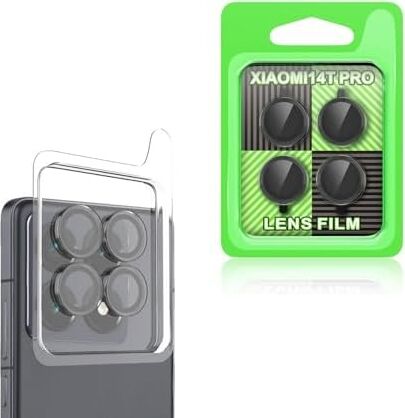 Xiaomi ile Uyumlu 14T Pro Cl-07 Kamera Lens Koruyucu Siyah