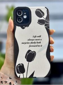 Iphone 11 ile Uyumlu Kaplama Tasarımlı Yumuşak Silikon Kamera Korumalı Kılıf