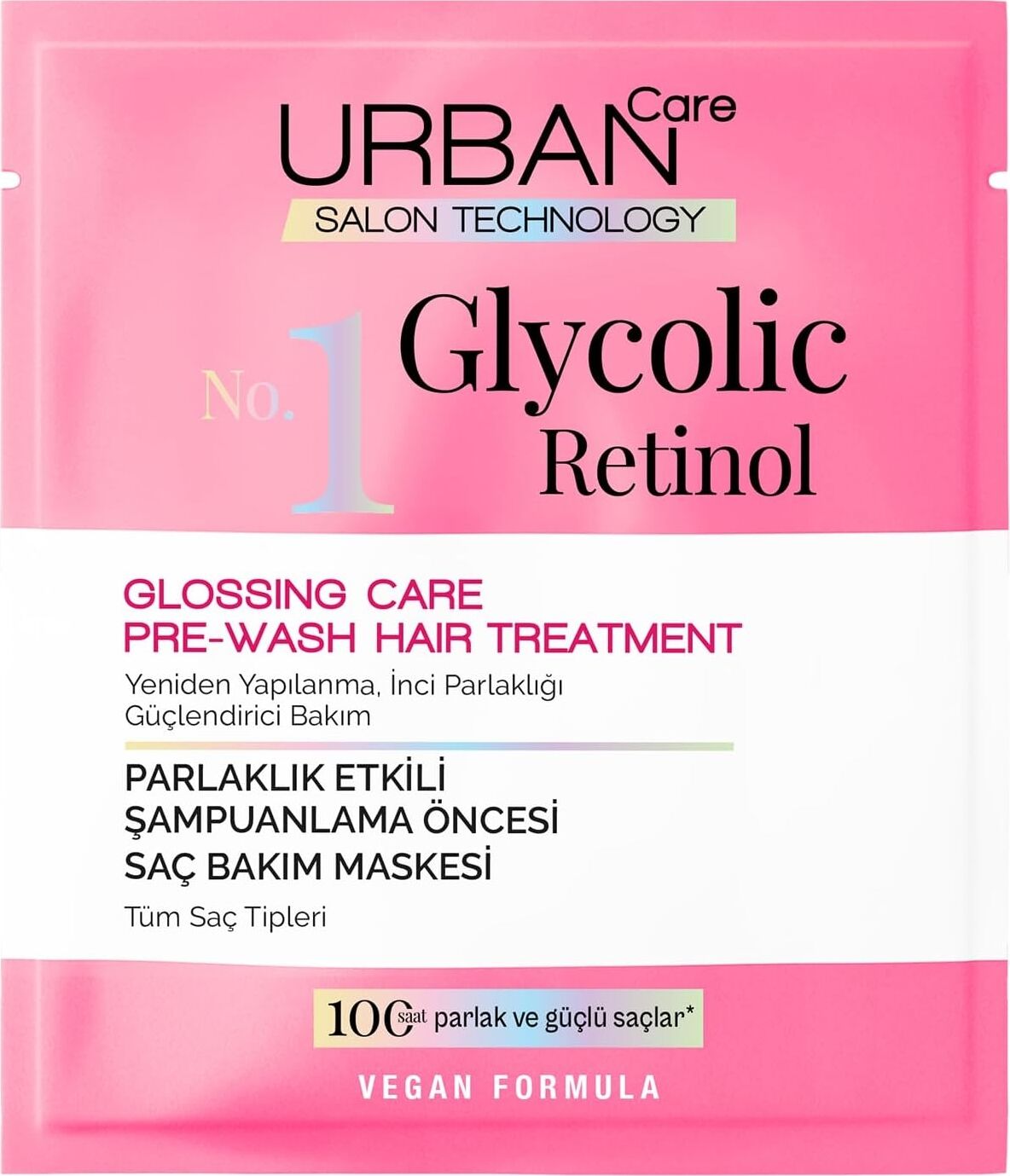 Retinol Parlaklık Etkili Duş Öncesi Saç Bakım MASKESI-50ML-GLOSS