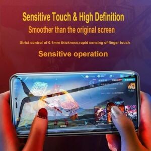 iPhone 15 Pro Için Ekranı Tam Kaplayan Nano Esnek Cam Uzun Ömürlü Parlak Ekran Koruyucu Nano Esnek Temperli Cam