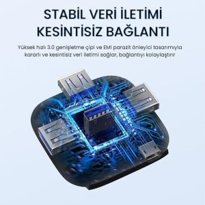 4 Portlu Type-C To USB 3.0 Çoklayıcı Hub