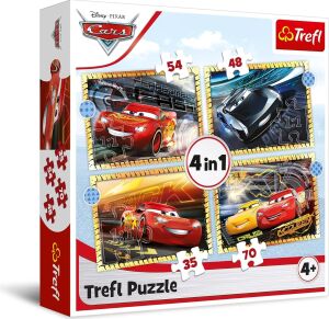34608 Ready, Steady, Go! /  Cars 3, 4'ü 1 Arada Set, Standart