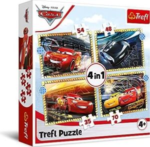 34608 Ready, Steady, Go! /  Cars 3, 4'ü 1 Arada Set, Standart