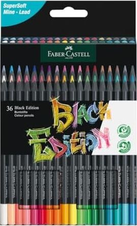 116436 - Renkli Kalemler Blackwood, Black Edition, 36'lı Kutu
