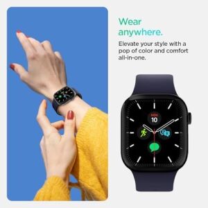 Apple Watch Ultra 49MM Seri 3/2/1-46MM Seri 11/10-45MM Seri SE3/9/8/7-44MM Seri Se2/se/6/5/4 Ile Uyumlu Kordon Kayış Nano Pop Blueberry Navy - AMP09322
