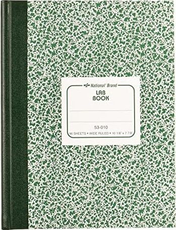 National 53010 Lab Notebook, Legal Rule, 10 1/8 x 7 7/8, Beyaz, 96 Yaprak
