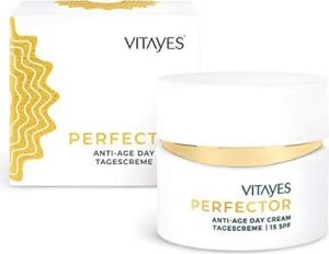 Vitayes Perfector Anti-Age, Day Cream,15 Spf, Face Cream With 24-Hour Moisture For The Skin, Repair And Protect Skin, Smoother Skin & Reduction Of Wrinkles, Intensive Care For The Face