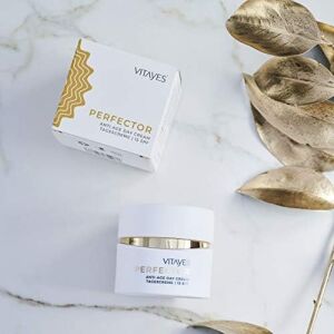 Vitayes Perfector Anti-Age, Day Cream,15 Spf, Face Cream With 24-Hour Moisture For The Skin, Repair And Protect Skin, Smoother Skin & Reduction Of Wrinkles, Intensive Care For The Face