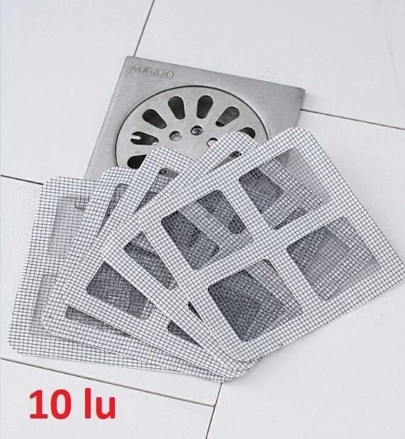 10 Lu Lavabo Süzgeci, Banyo Gider Süzgeci, Sineklik Tamir Kiti