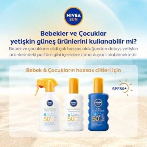 Sun SPF30 Güneş Koruyucu Vücut Spreyi 200ML, Ferahlatıcı, Suya Dayanıklı, Anında Uva Uvb Koruması