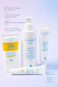 Cosmed Yağlı ve Akne Eğilimli Ciltlere Özel Arındırıcı Yüz Temizleme Jeli Ph 5.5 400 ml