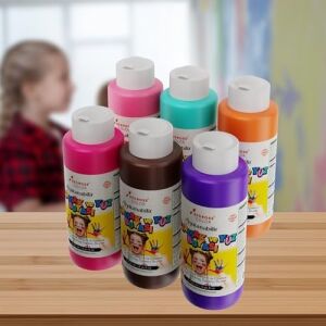 Tamamlayıcı Renkler Parmak Boyası 6'lı Set 6X120 ml