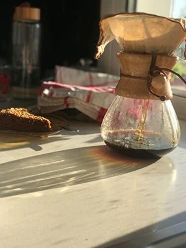 (2 Adet) Yıkanabilir, Kumaş Chemex Kahve Filtresi AĞARTILMAMIŞ%100 Ham Pamuk, Organik, Ekolojik Filtre Chemex (C.2)