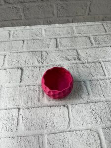 Mini Mor Dekoratif Saksı 5 cm Modern Masaüstü Bitki Saksısı