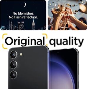 Galaxy S23 Plus / S23 ile Uyumlu Kamera Lens Camı Koruyucu Kolay Kurulum Glas.tr Ez Fit Optik Pro Glitter - AGL06109