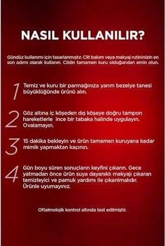 Revitalift Lazer Eyebag Eraser Göz Altı Torba Görünümüne Karşı Etkili Göz Kremi 15ML